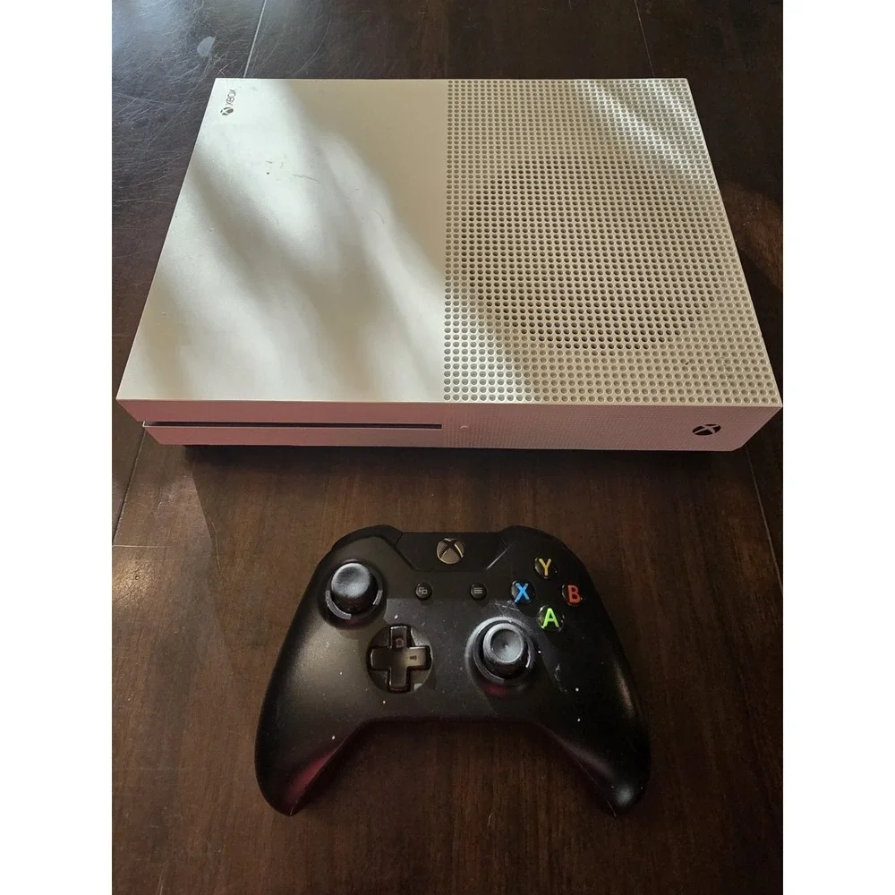 Microsoft Xbox One S 1TB Console Bundle  w/‎ Wireless Controller And 2 Games